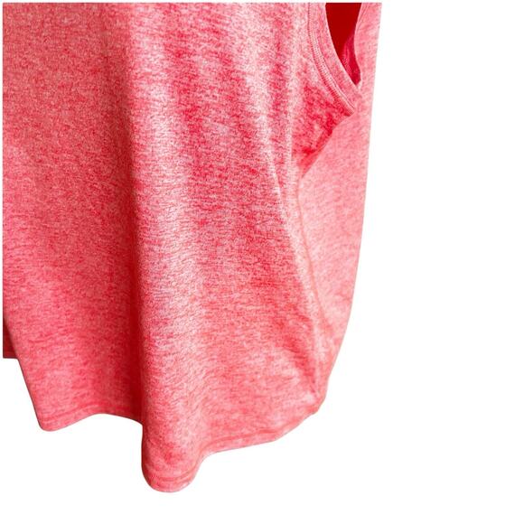 Athleta Workout Tank Plus Size 1X Heathered Orange Heathered Cropped Scoop Neck - Picture 4 of 7